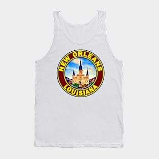 New Orleans Louisiana Saint Louis Louisiana The Big Easy St LA Mardi Gras Tank Top